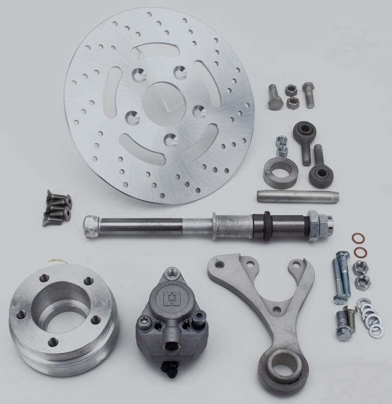 Samwel Supplies Disc brake kit w/axle f/starhub Whiteplt