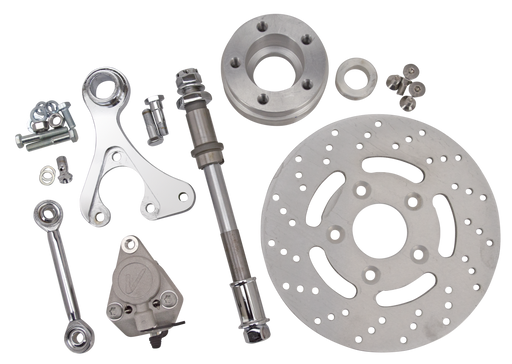 Samwel Supplies Disc brake kit w/axle f/starhub CHROM