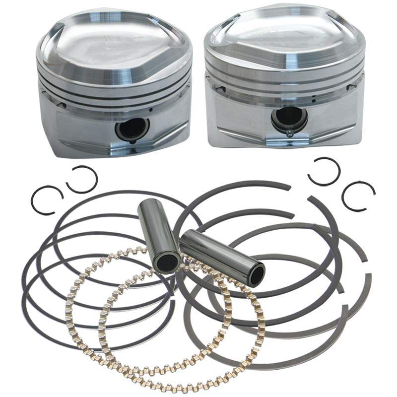 S&S Cycle S&S 3.655" piston kit BT84-99 w/SS heads