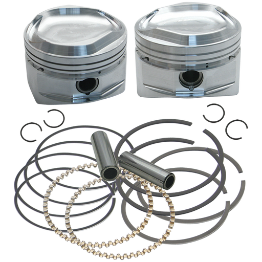 S&S Cycle S&S 3.655" piston kit BT84-99 w/SS heads