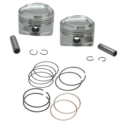 S&S Cycle S&S 3.665" piston kit BT84-99 w/SS heads