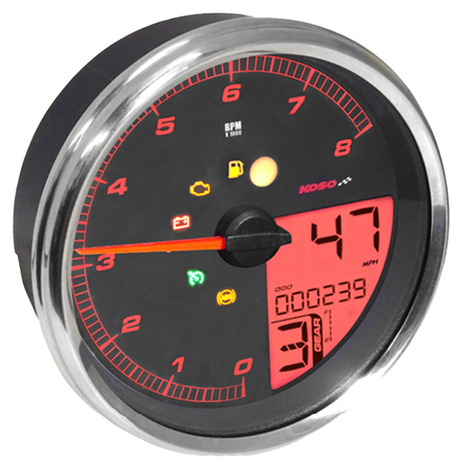 Koso HD-05 Gauge Silver F*ST04-13