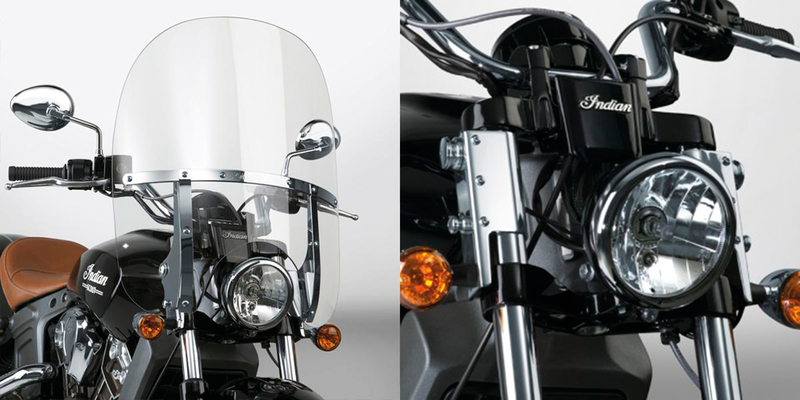 National Cycle Switchblade 2-up kit Indian Scout chrome