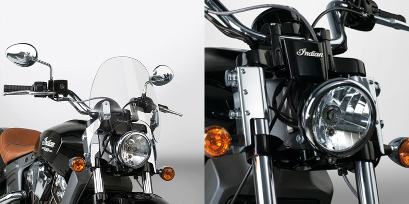 National Cycle Switchblade Defl kit Indian Scout chrome
