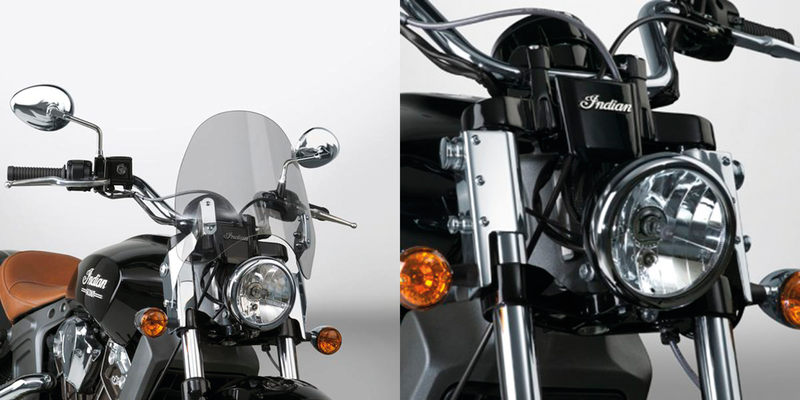 National Cycle Switchblade Defl kit Indian Scout chrome