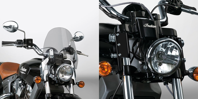 National Cycle Switchblade Defl kit Indian Scout black