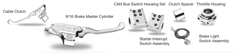 Performance Machine Contour Chrome CAN HBControls cable clut