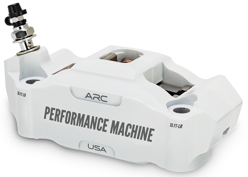 Performance Machine PM Race Series 4 Rad. Caliper LH White