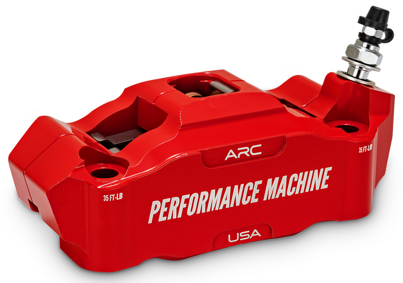 Performance Machine PM Race Series 4 Rad. Caliper RH Red