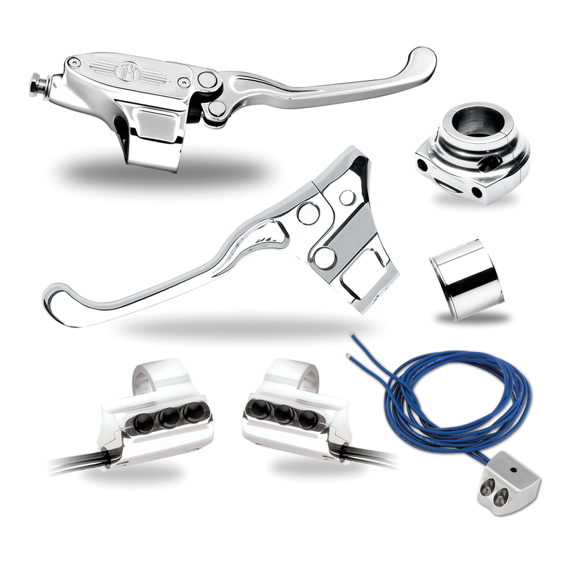 Performance Machine PM Contour controls chrome cable clutch