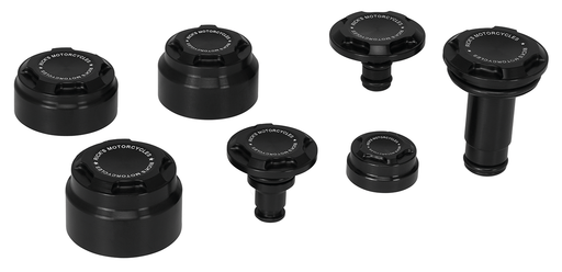 Rick's Motorcycles Cover Kit Premium Black FLSB18-Up