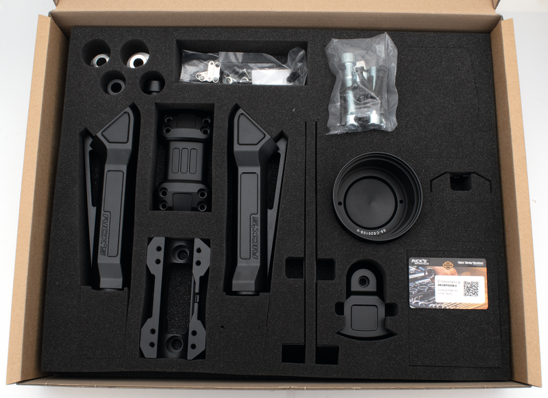 Rick's Motorcycles Clubstyle 8.5" Riser S Black FXLR19-Up