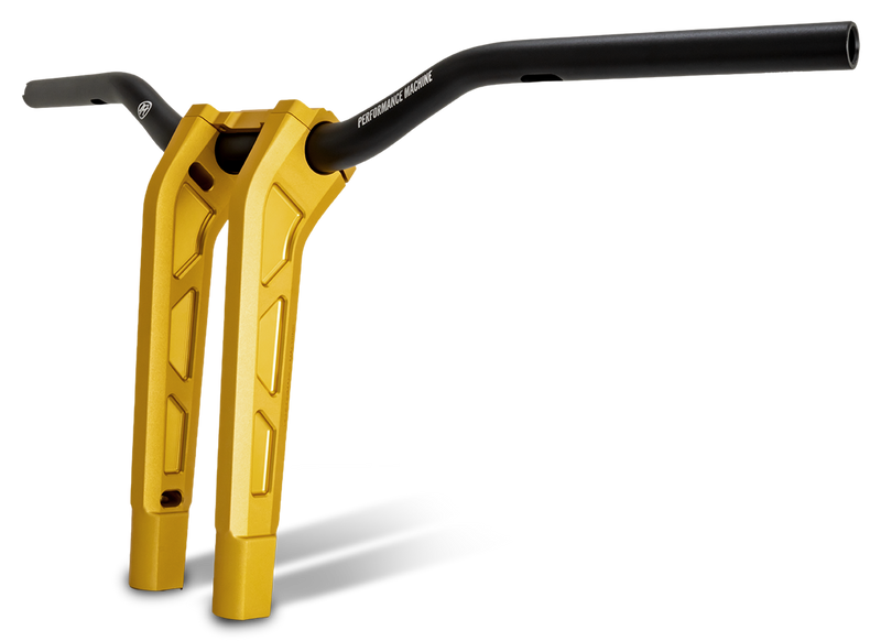 Performance Machine PM Phatbar Assy 14" Gold Int. Wiring