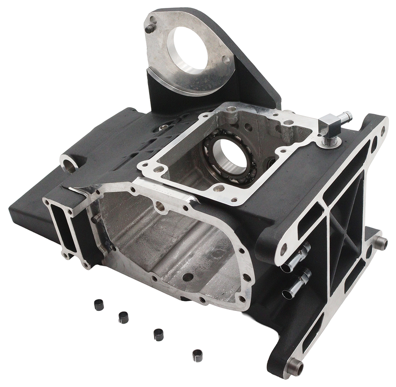 V-Twin 6-Speed Trans. Case Black FLH/T99-00