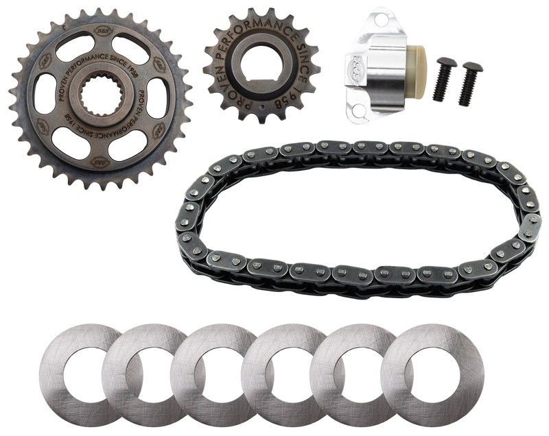 S&S Cycle S&S Camshaft Chain Kit + Tens. ME17-Up
