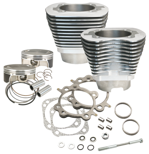 S&S Cycle Cylinder Kit 4.125" Bore, Silver