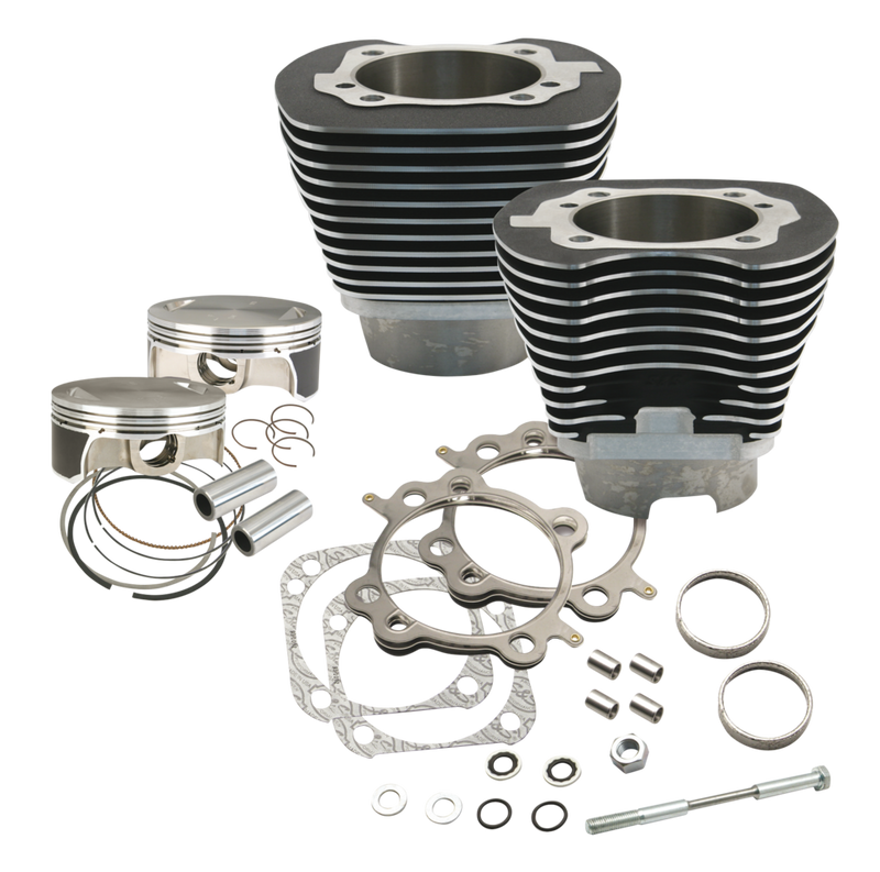 S&S Cycle Cylinder Kit 4.125" Bore, Black