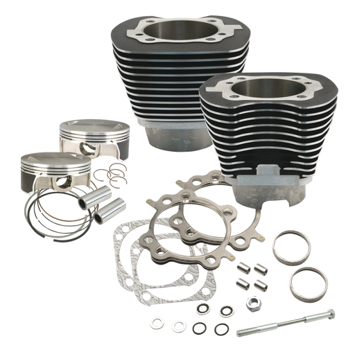 S&S Cycle Cylinder Kit 4.125" Bore, Black