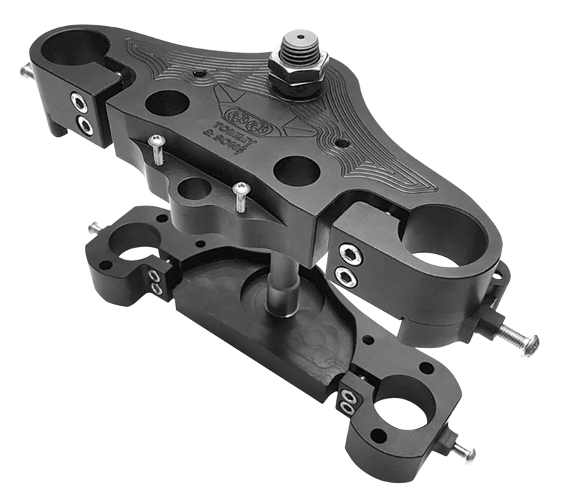 Tommy & Sons Triple trees for 23" wheel 49mm FLH/T14-