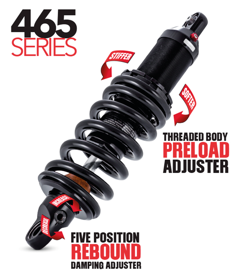 Progressive Suspension PS465 309mm monoshock blk ST18-up