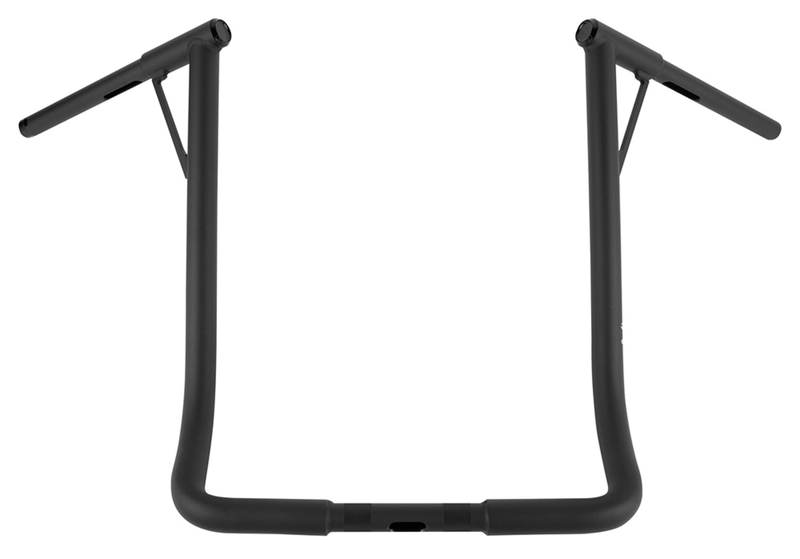 Burly Brand Burly Louie B Apehanger 19" Text. Blk