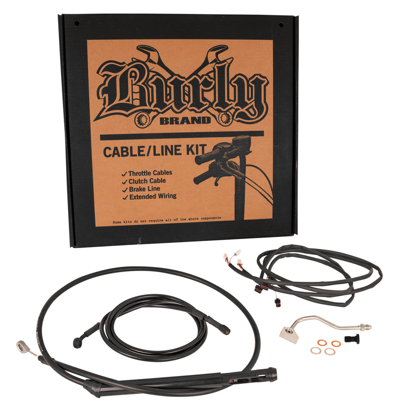 Burly Brand Burly Control Kit 15" Black FLH/T21-Up