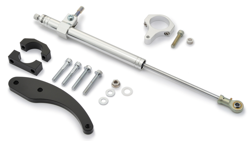 Daytona Steering Damper Kit Silver FLH/T09-13