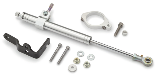 Daytona Steering Damper Kit Silver XL16-22 49mm