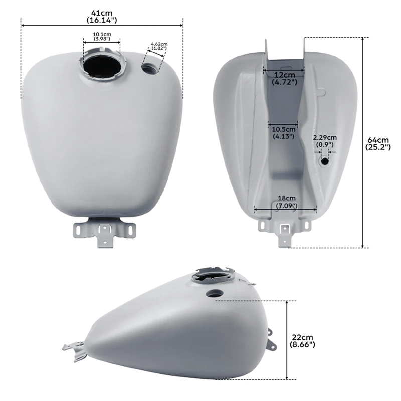 Fuel Tank Unpainted FLHR08-Up