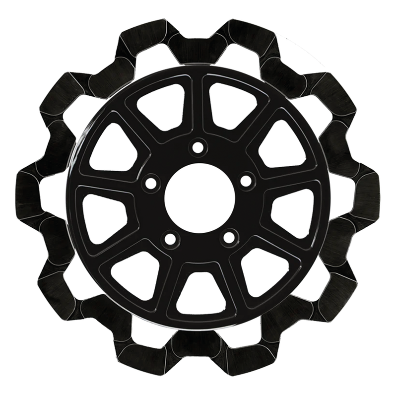Lyndall Brakes FR Bow-Tie 11.5"x5mm BL/BL 9-Spoke