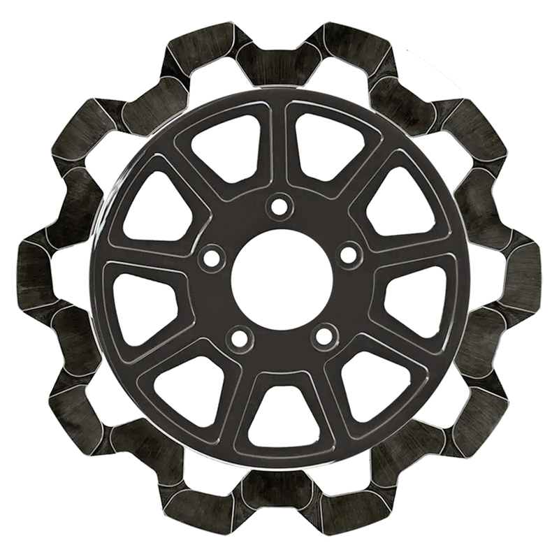 Lyndall Brakes RR Bow-Tie 11.5"x5mm BL/BL 9-Spoke