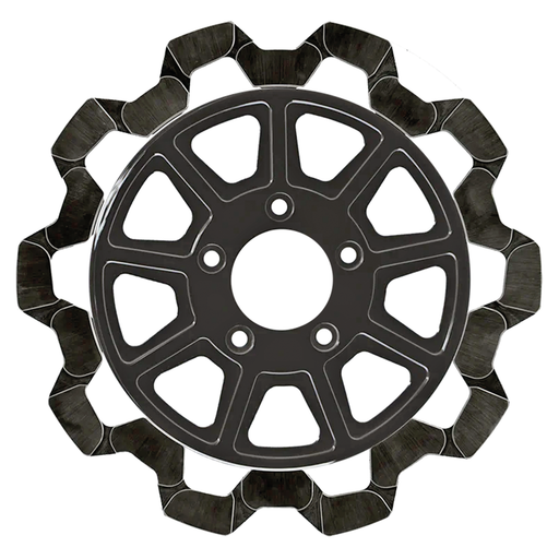 Lyndall Brakes RR Bow-Tie 11.5"x5mm BL/BL 9-Spoke