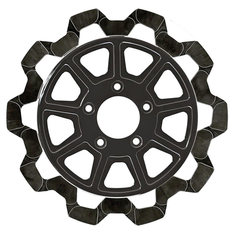 Lyndall Brakes RR Bow-Tie 11.5"x6mm BL/BL 9-Spoke