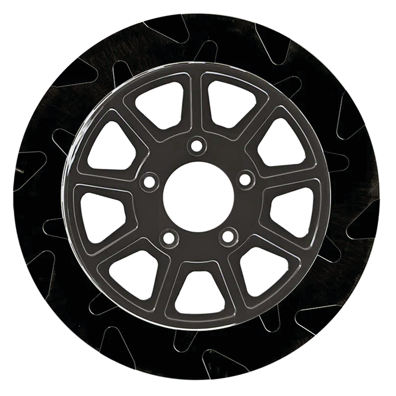 Lyndall Brakes FR Smooth 11.8"x5mm BL/BL 9-Spoke
