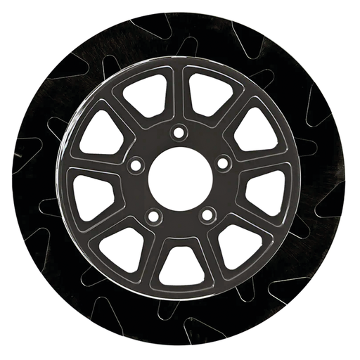 Lyndall Brakes FR Smooth 11.8"x5mm BL/BL 9-Spoke