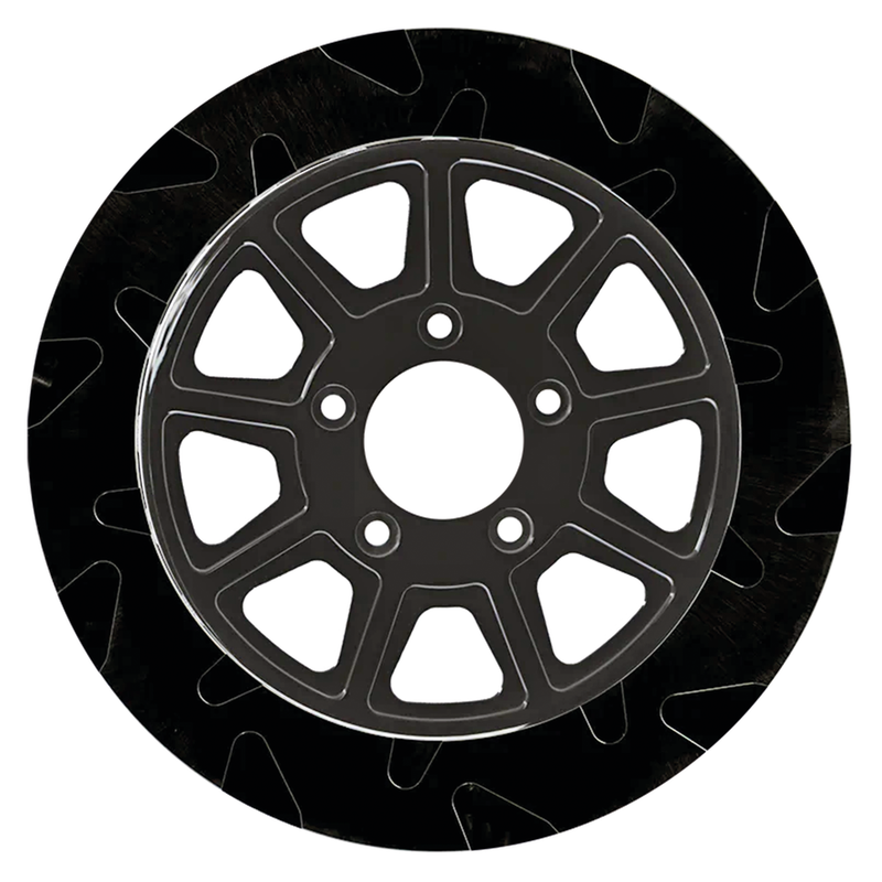 Lyndall Brakes RR Smooth 11.8"x7mm BL/BL 9-Spoke