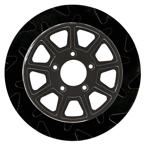 Lyndall Brakes RR Smooth 11.8"x7mm BL/BL 9-Spoke
