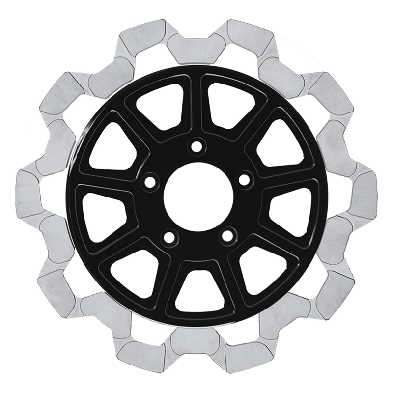 Lyndall Brakes FR Bow-Tie 11.8"x5mm BL/MF 9-Spoke