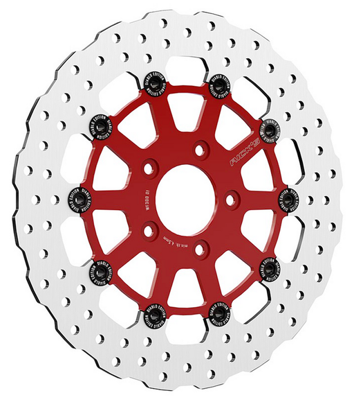 Rick's Motorcycles El Diablo 11.8" Front Wave Disc Red 00-U