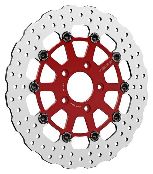 Rick's Motorcycles El Diablo 11.5" Front Wave Disc Red 00-U