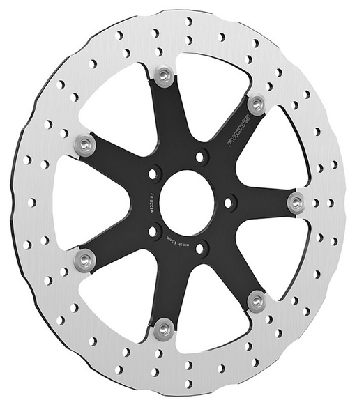 Rick's Motorcycles 7-Sin 13" Front Wave Disc Black 00-Up