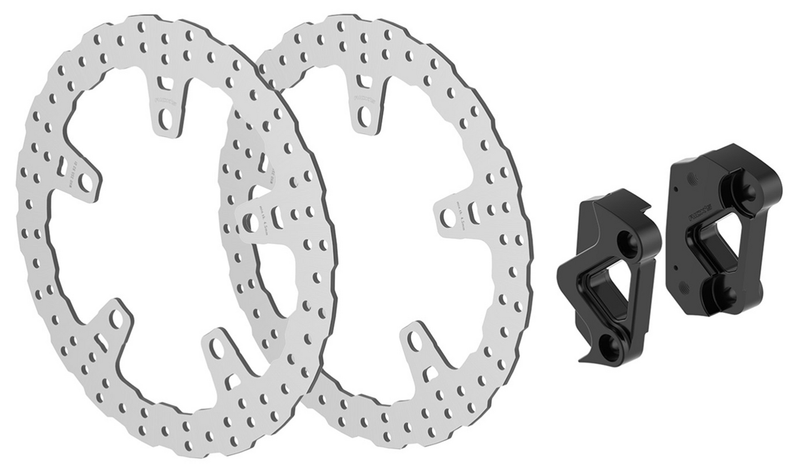 Rick's Motorcycles Wave 14" FR Discs & Brackets FLH/T24-Up