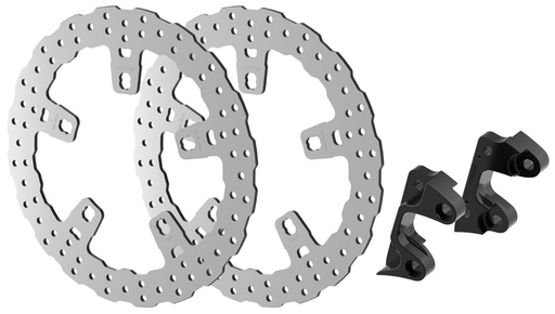Rick's Motorcycles Wave 13" FR Discs & Brackets FLH/T14-Up