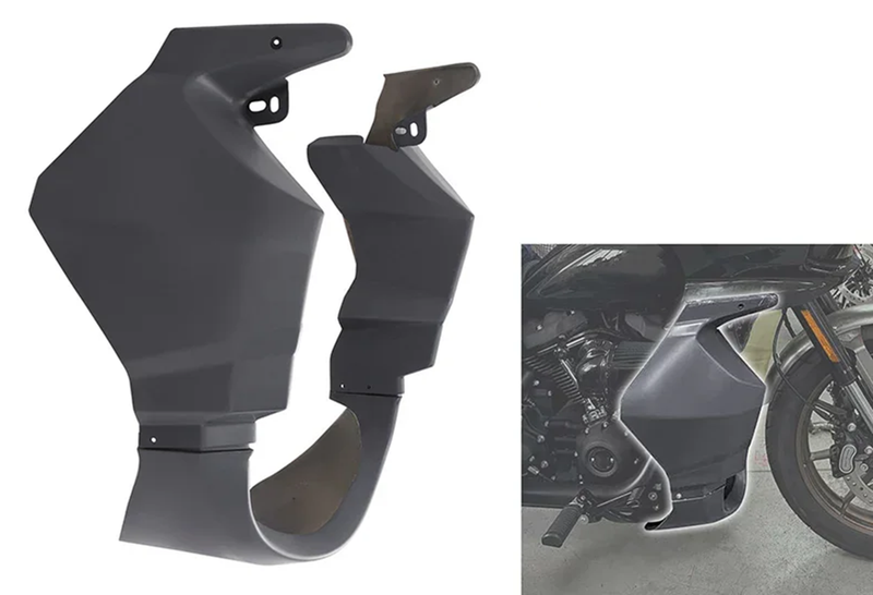 ST Fairing Lowers Kit Raw FXLRST22-Up