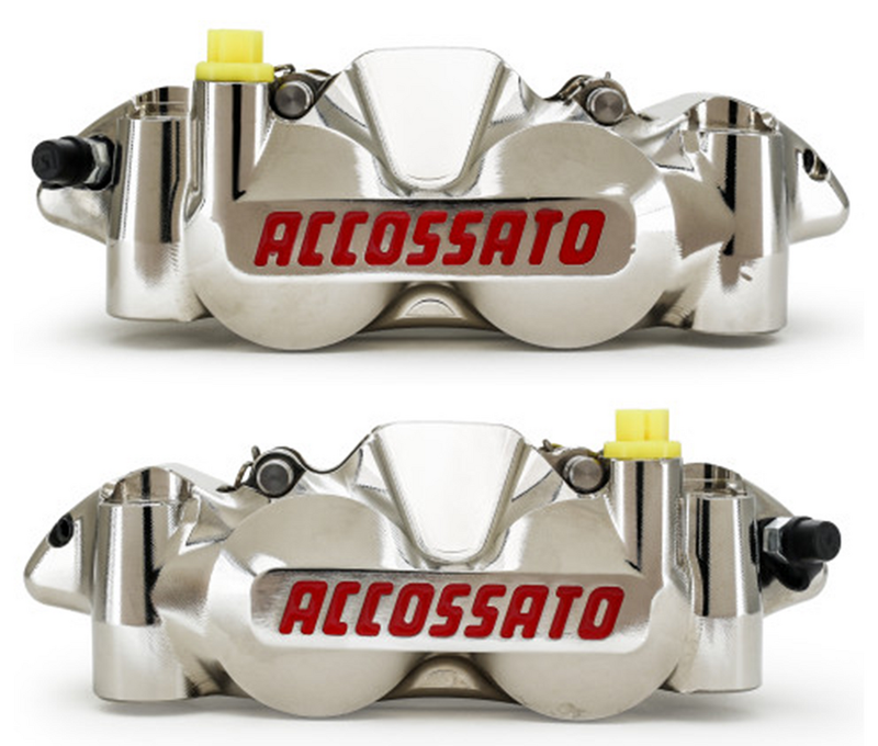 Accossato Radial CNC Calipers 108mm Nickel Set
