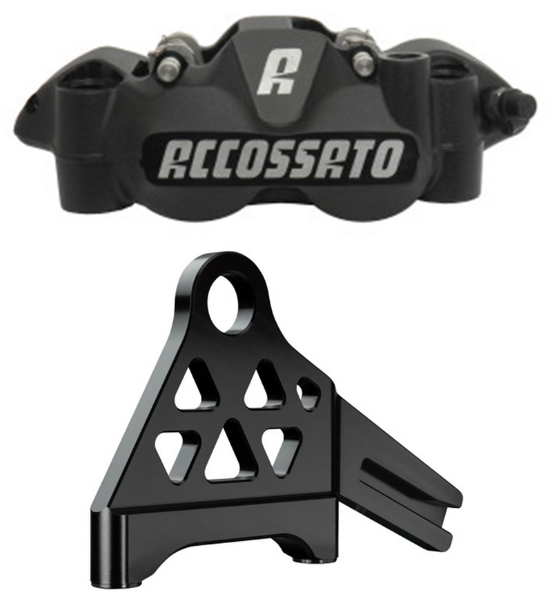 Accossato Rad. Caliper Black Ano RR Kit ST18-Up