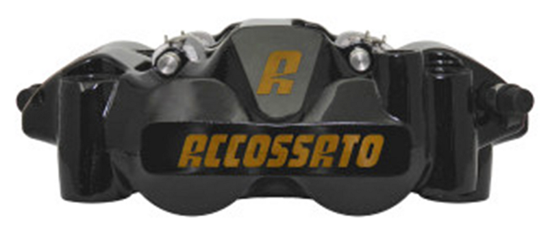 Accossato Radial Caliper 108mm Black Coat Right