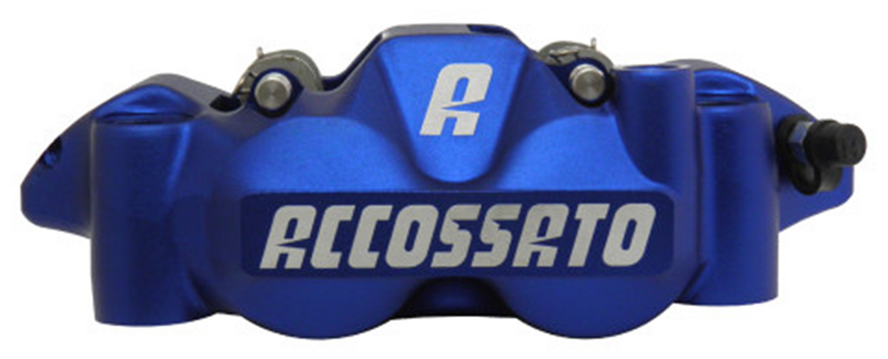 Accossato Radial Caliper 108mm Blue Ano Right