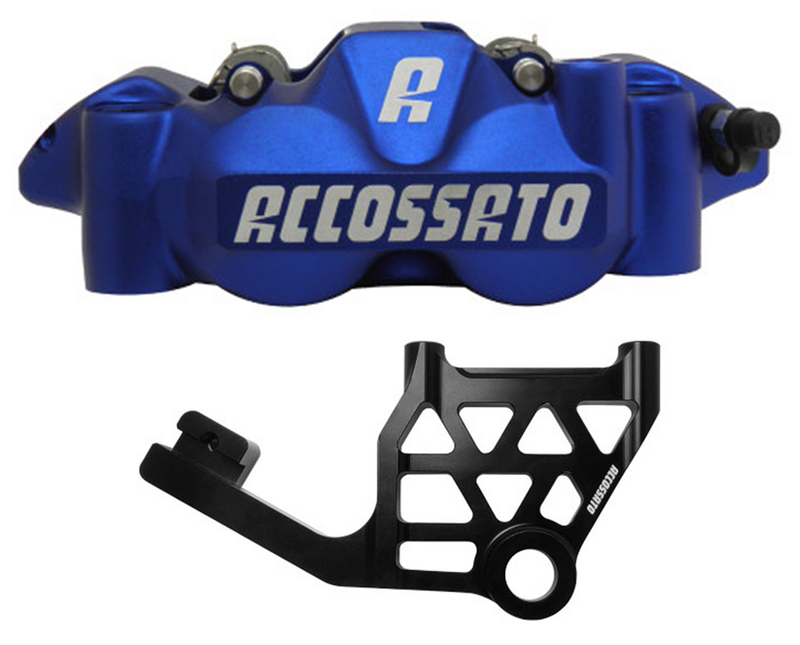 Accossato Rad. Caliper Blue Ano RR Kit FLH/T17-Up