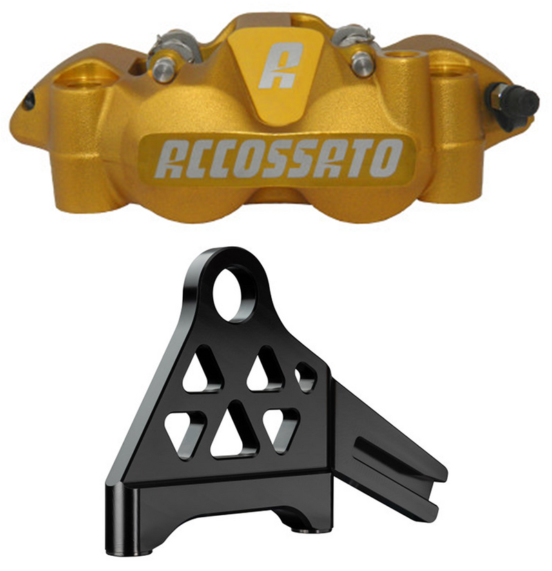Accossato Rad. Caliper Gold Ano RR Kit ST18-Up